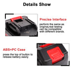 21v Lithium Battery - 4.0 Ah Battery With Charger Adapter