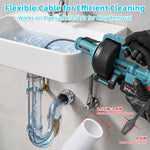 21V Cordless Electric Drain Auger, 23Ft Auger with 4.0Ah Battery, Charger, Non-Slip Gloves, Cleaning Cloth, Auger for Kitchen, Sink, Bathroom Shower Pipes, Toilet, Sewer Pipe by SHINTYOOL