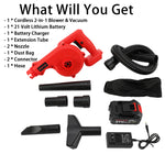 Mini Blower,21V Cordless Small Blower Lithium Battery