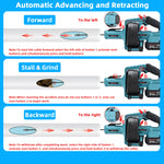 21V Cordless Electric Drain Auger, 23Ft Auger with 4.0Ah Battery, Charger, Non-Slip Gloves, Cleaning Cloth, Auger for Kitchen, Sink, Bathroom Shower Pipes, Toilet, Sewer Pipe by SHINTYOOL
