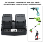 21v Battery Dual Port Quick Charger Base (Battery Not Included)