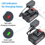 SHINTYOOL 21v Battery Charger Adapter 2Pack,Charger Cord 1A Compatible 21v Lithium-Ion Battery (Battery Not Included)