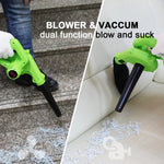 Cordless Leaf Blower,21V Mini Blower for Blower & Vacuum & Inflate