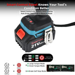 21v Cordless Impact Wrench, 4.0 Ah Battery Small Impact 300 Torque