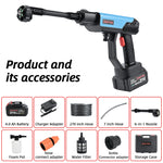 Cordless Mini Pressure Washer,21v 4.0ah Battery Small Power Washer